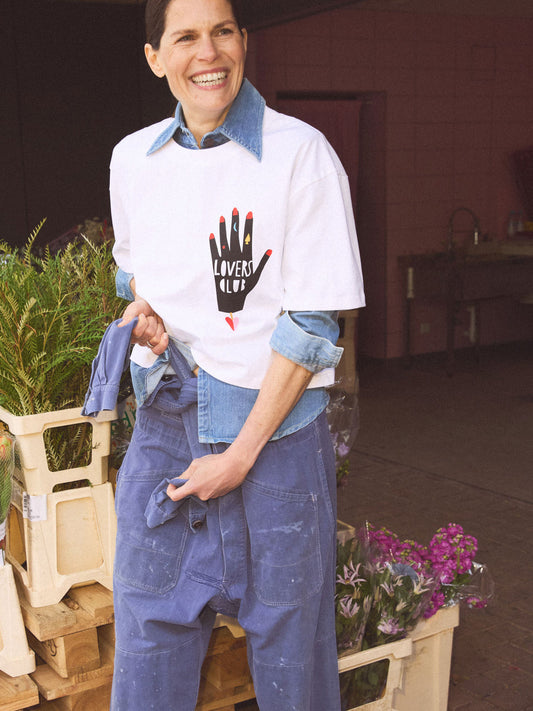 OVERSIZED STATEMENTSHIRT The colorful crew x LANIUS (GOTS) (lovers club)