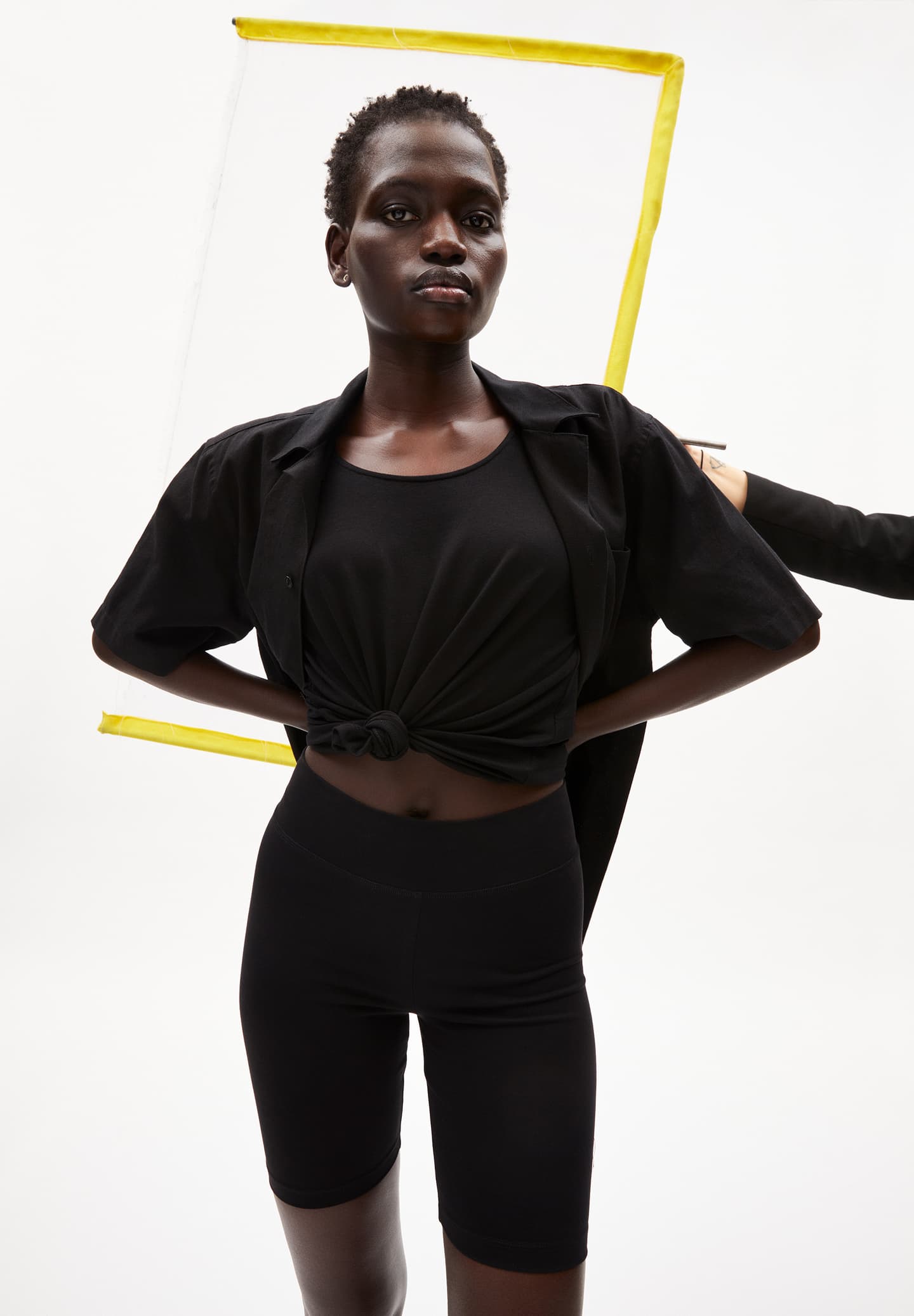 Leggings/ Shorts NEDAA LITAA - black