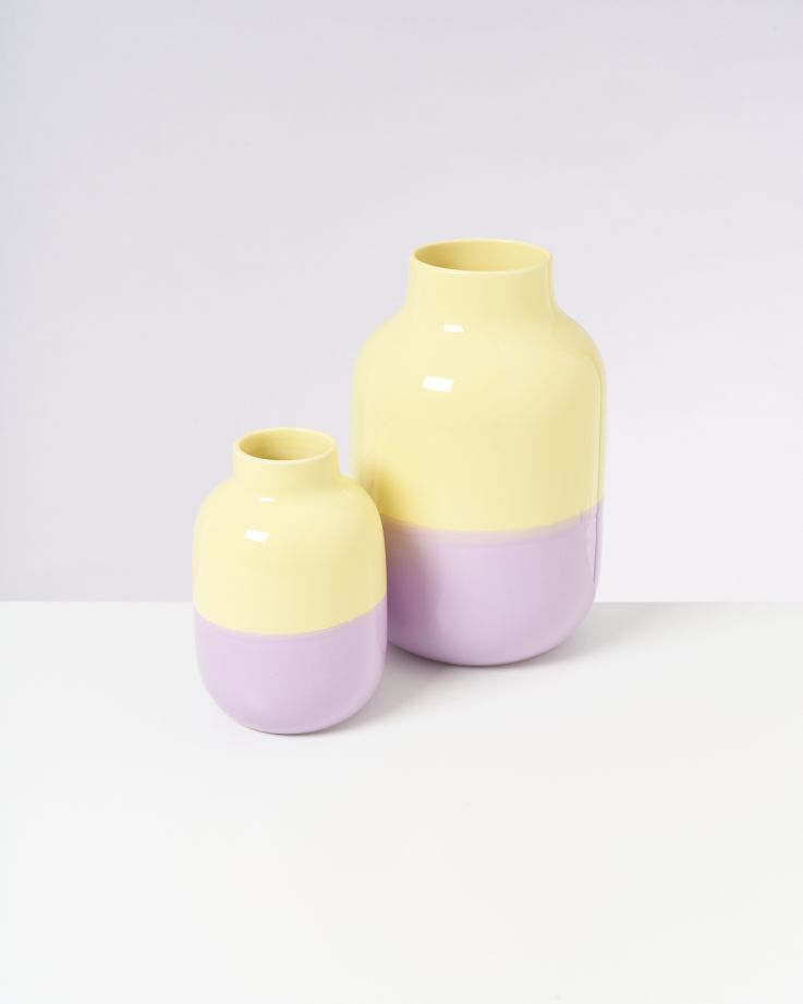Vase Nuno M gelb lila – eleVantine, Vanessa Obermeier