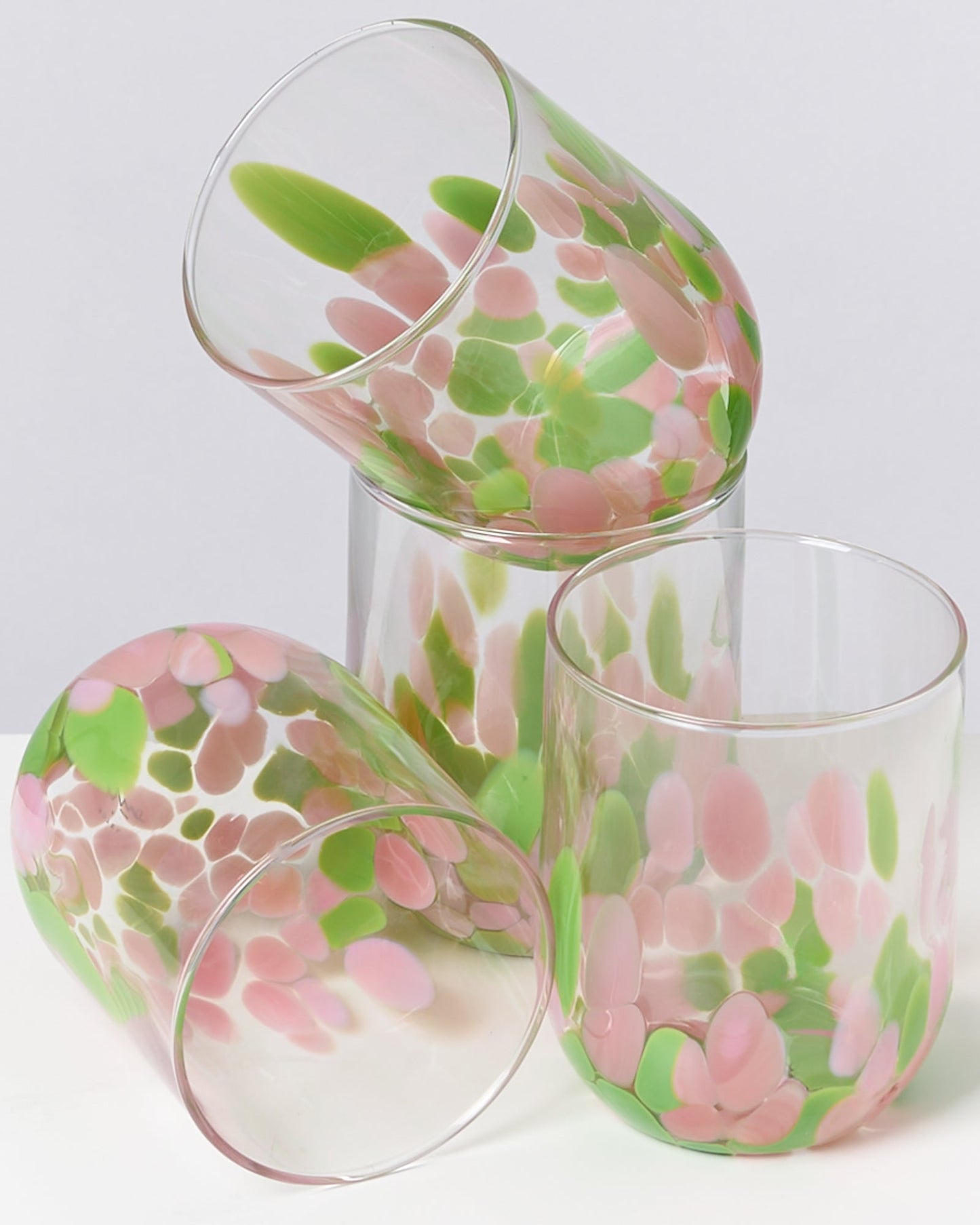 Glas Alegria drops groß - verschiedene Farben