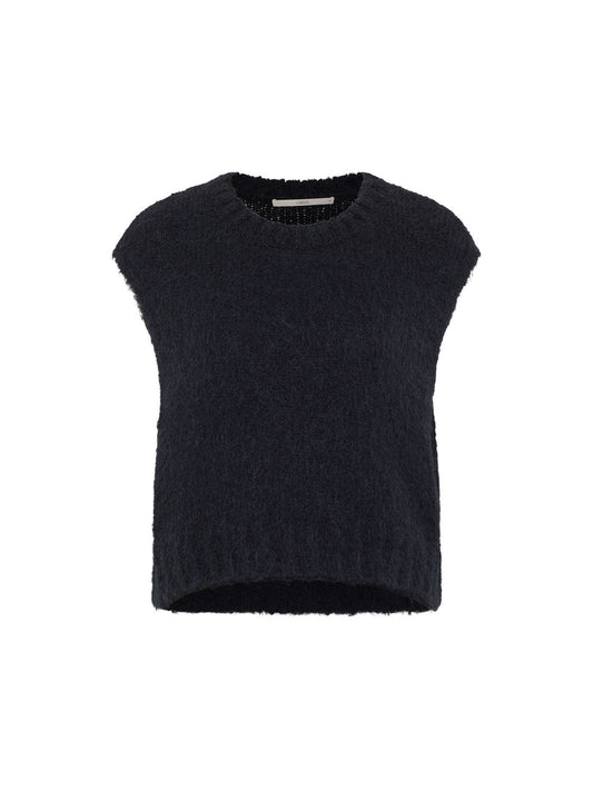 PULLUNDER - aus Alpaka- und Merinowolle - midnight