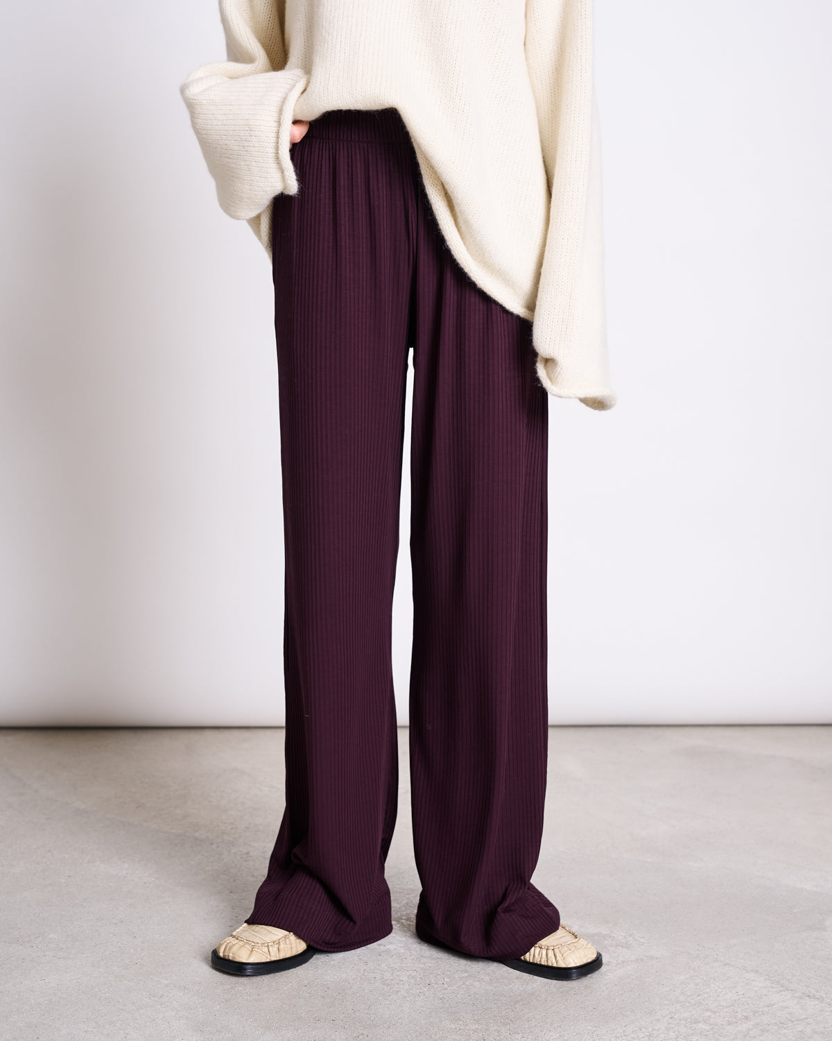 RIB PANTS SMILLA (TENCEL™ LYOCELL) - diverse Farben