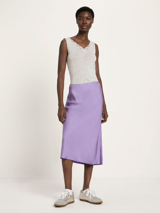 MIDIROCK aus Tencel™ Lyocell - purple haze