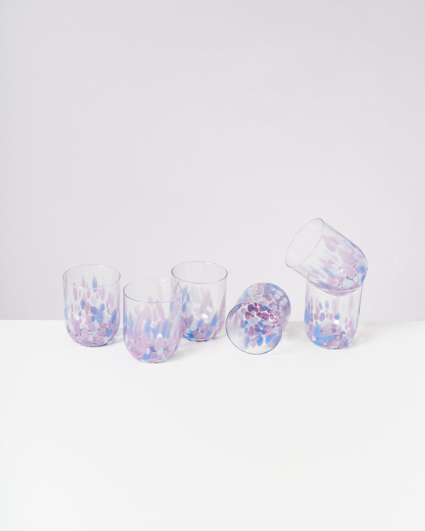 Glas Alegria drops groß - verschiedene Farben