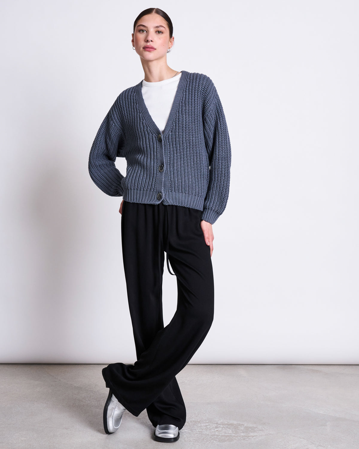 CHUNKY CARDIGAN LENA (GOTS) - verschiedene Farben