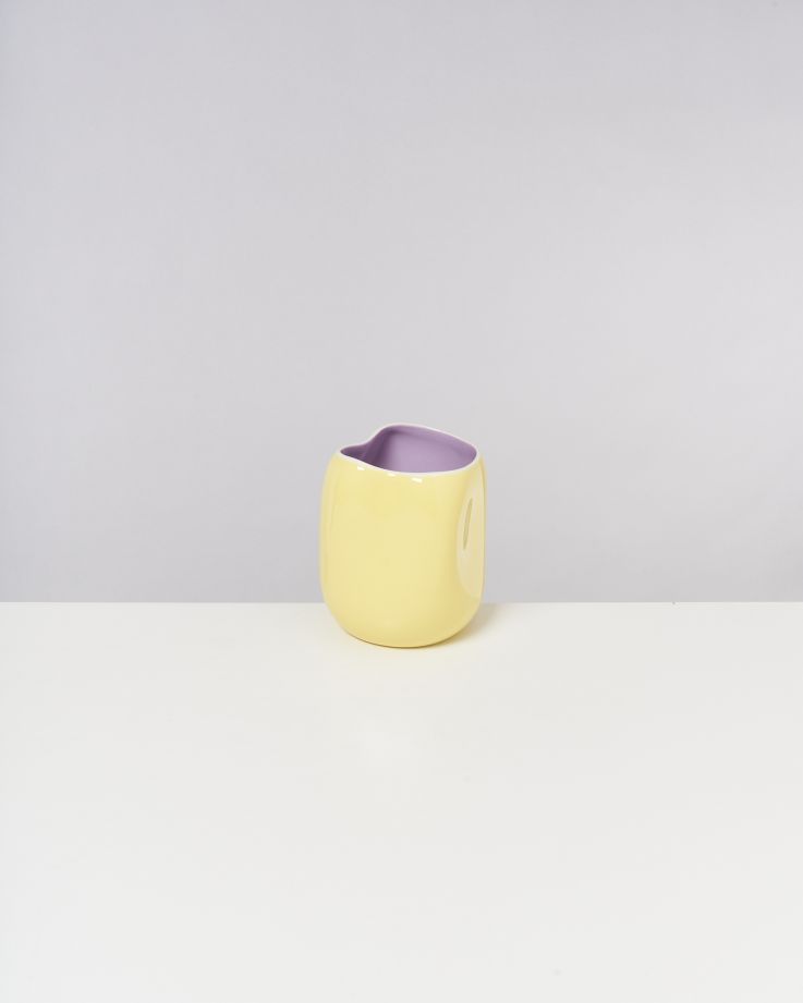 Vase Joao M gelb lila