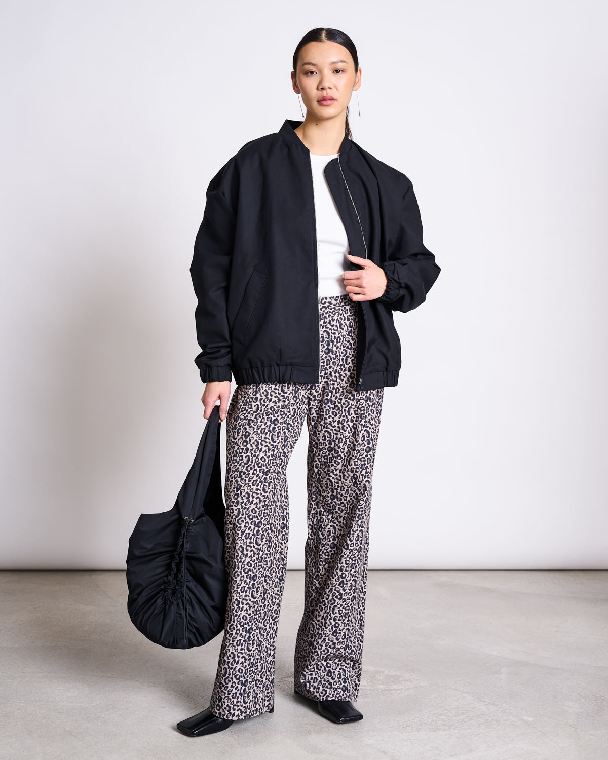 OVERSIZED BLOUSON TANARO - black