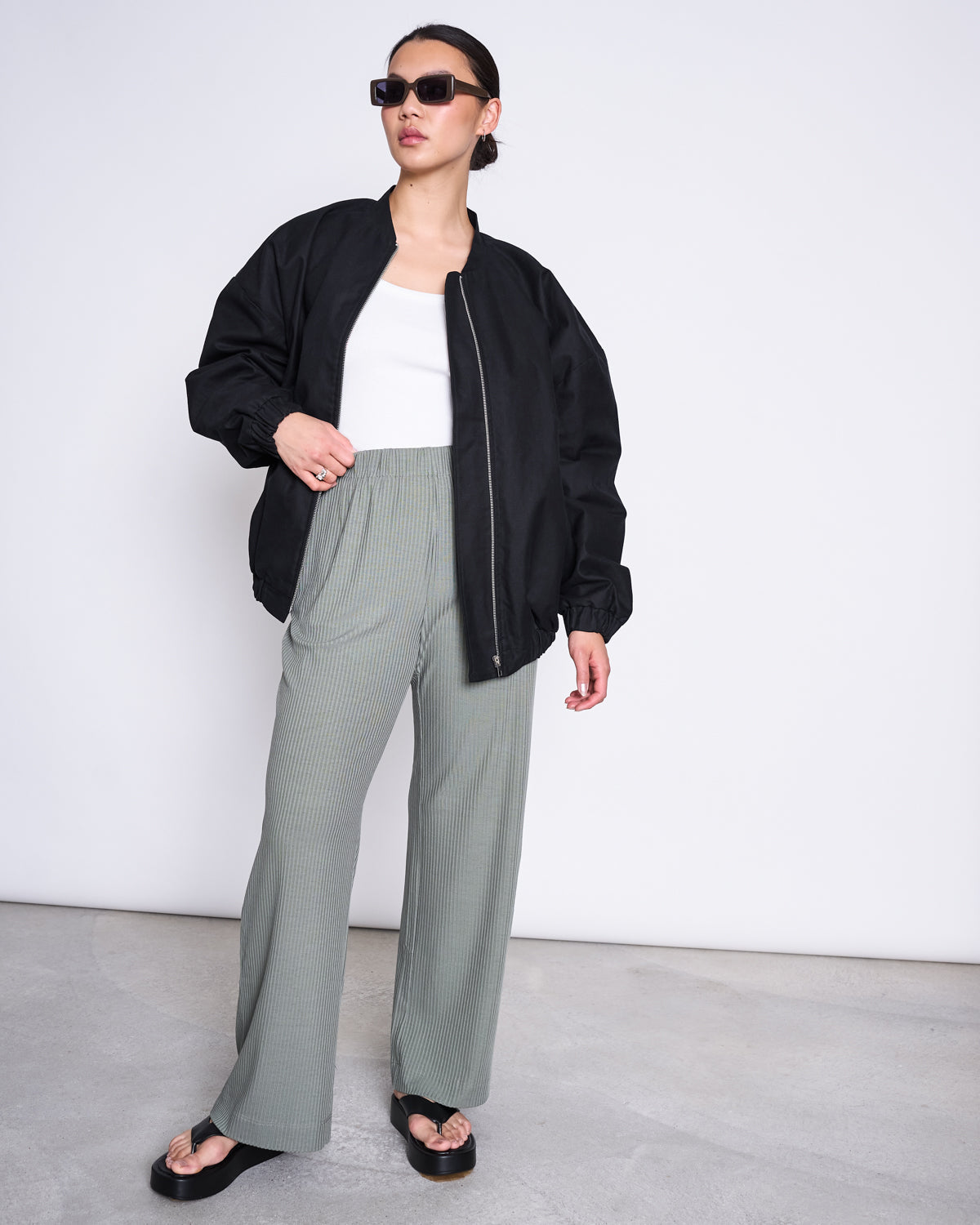 OVERSIZED BLOUSON TANARO - black