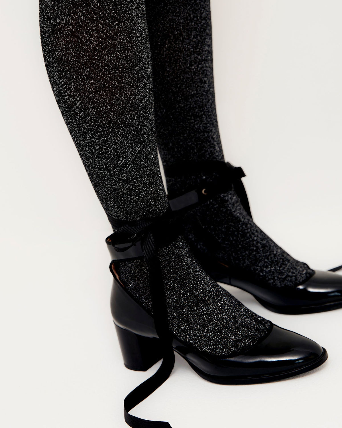 ooley Tights - Electra Tights - Silver Glam