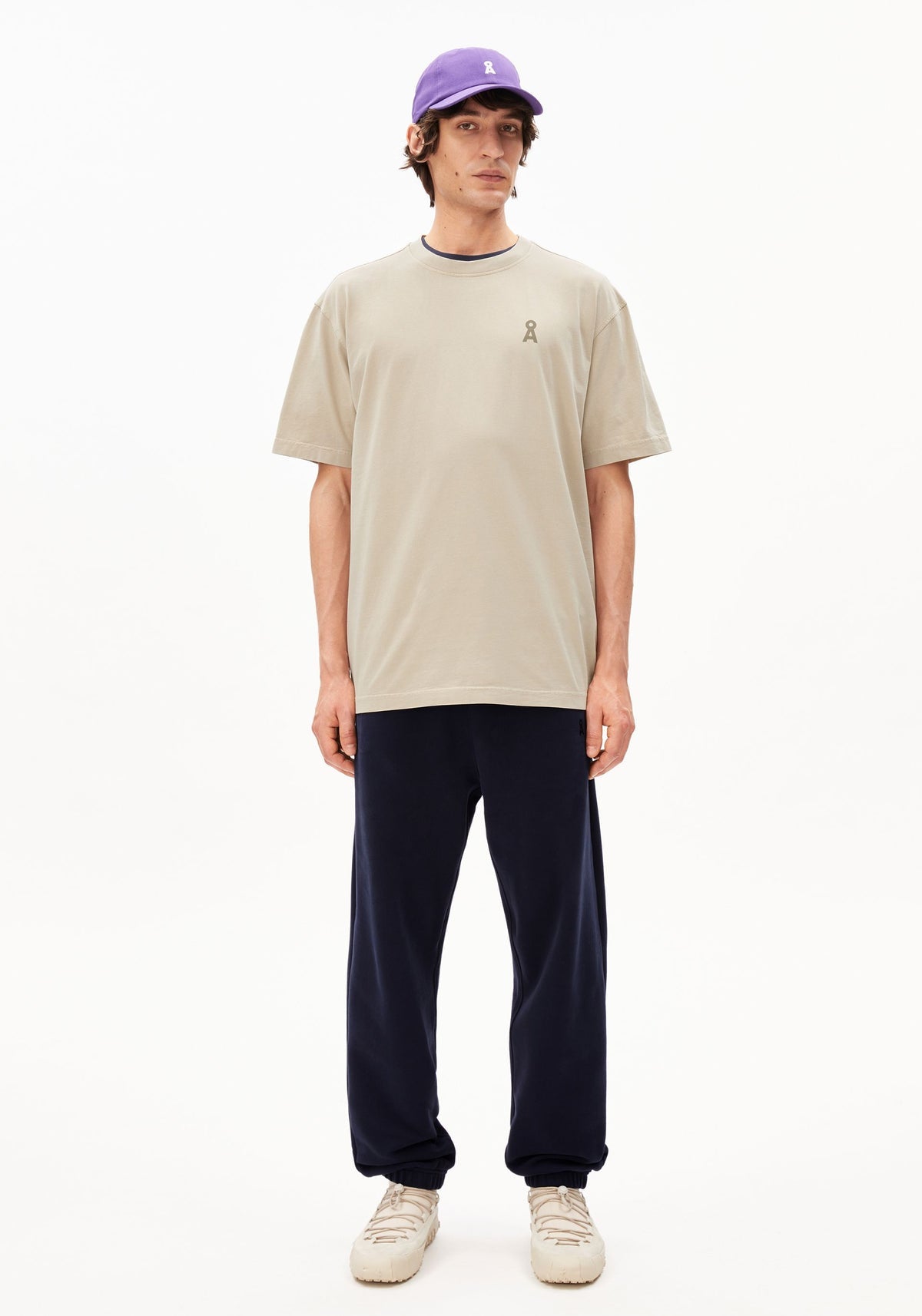 T-Shirt ICONIC Å MAARKOS GD - sand stone washed