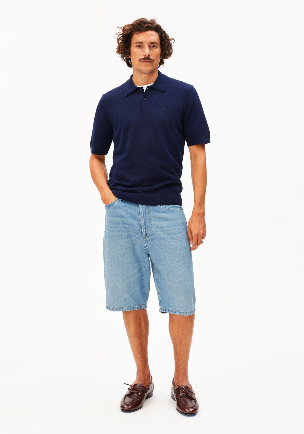 Jeans-Shorts BAGGY HANF-MIX