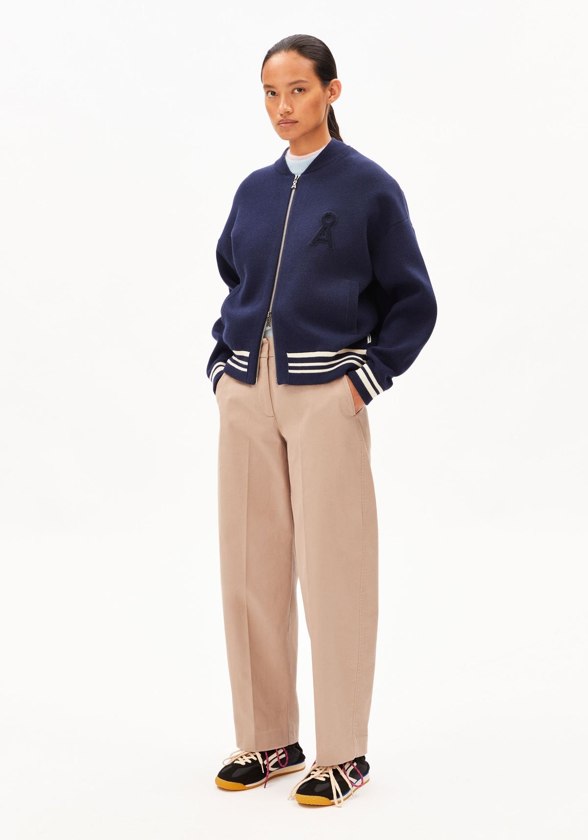 Webhose BARREL LEG TWILL PANT - true camel