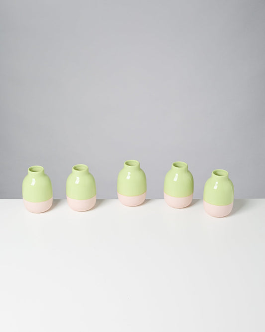 Vase Nuno S lime rosé