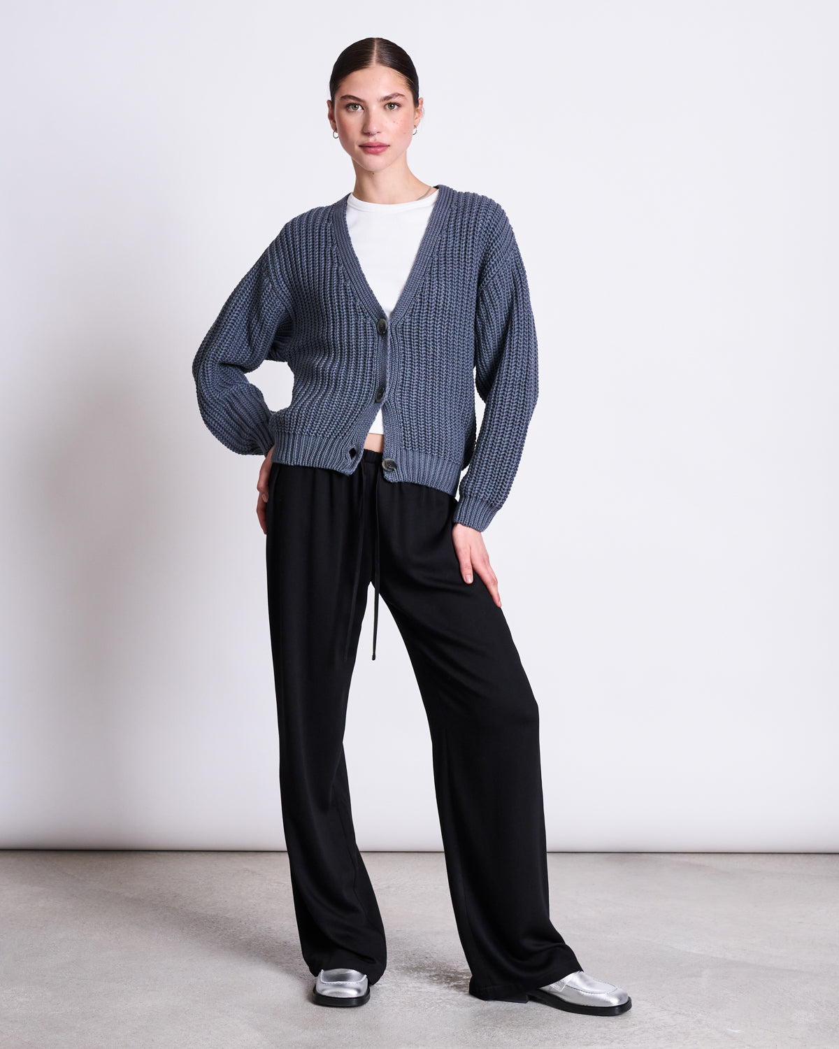 CHUNKY CARDIGAN LENA (GOTS) - verschiedene Farben