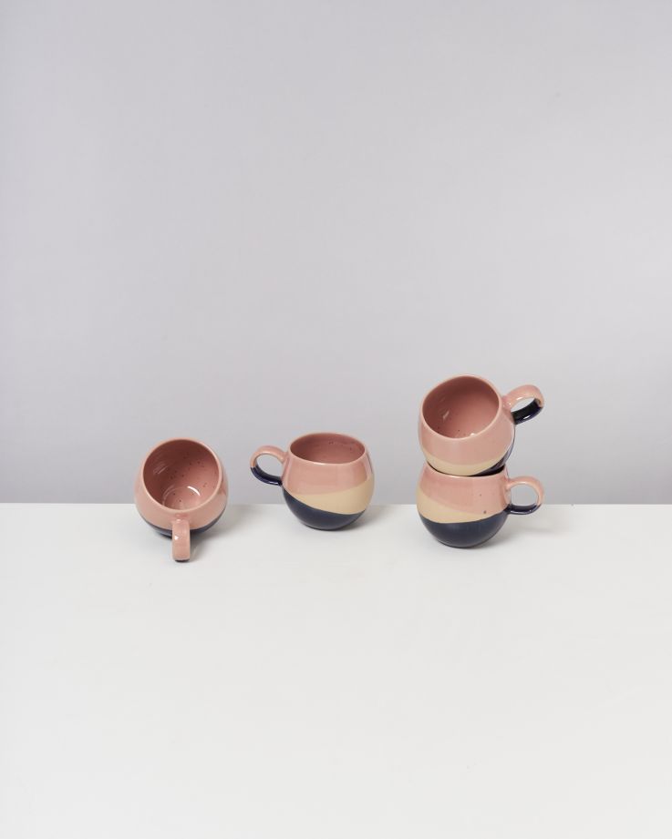 Tasse klein Bica pink navy cream