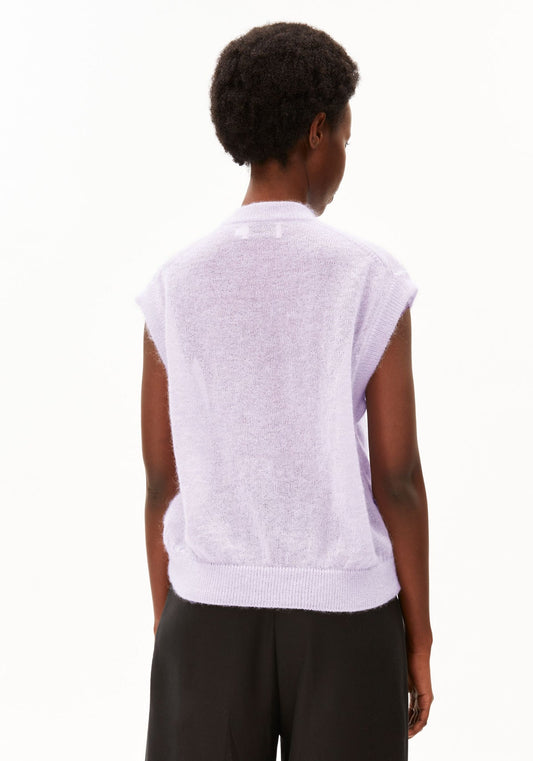 Pullunder MOHAIR BLEND KNIT VEST - Moonlit Lilac