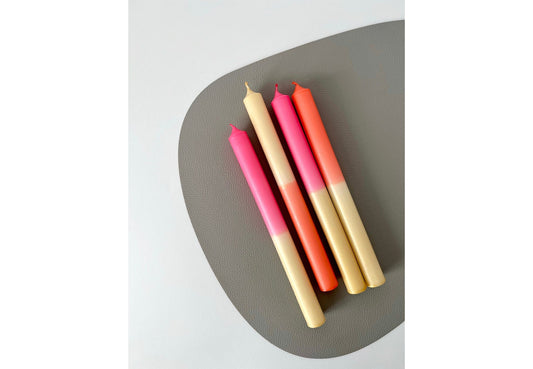Stabkerze gold & pink/orange (No 34)