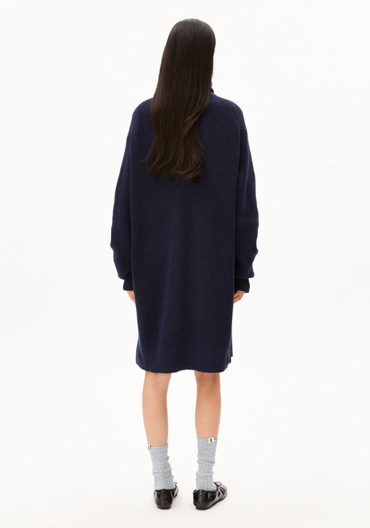 Kleid TROYER RIPP-STRICKKLEID - tinted navy