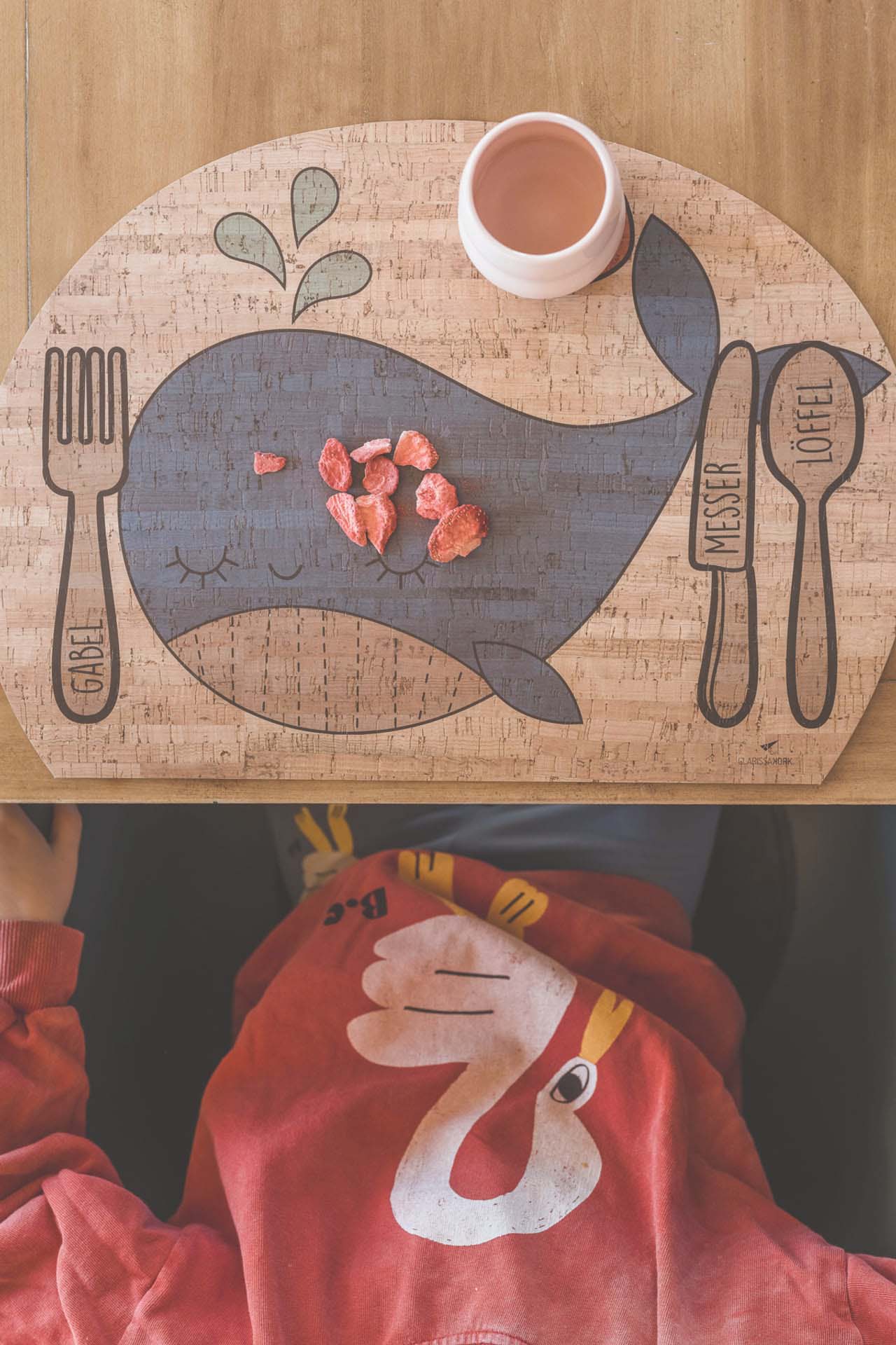 Kinder Tischset Singing Whale