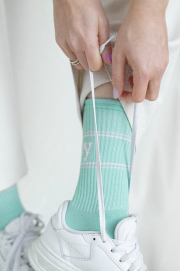 ooley Socken - Pastell Tennissocke - verschiedene Farbstellungen