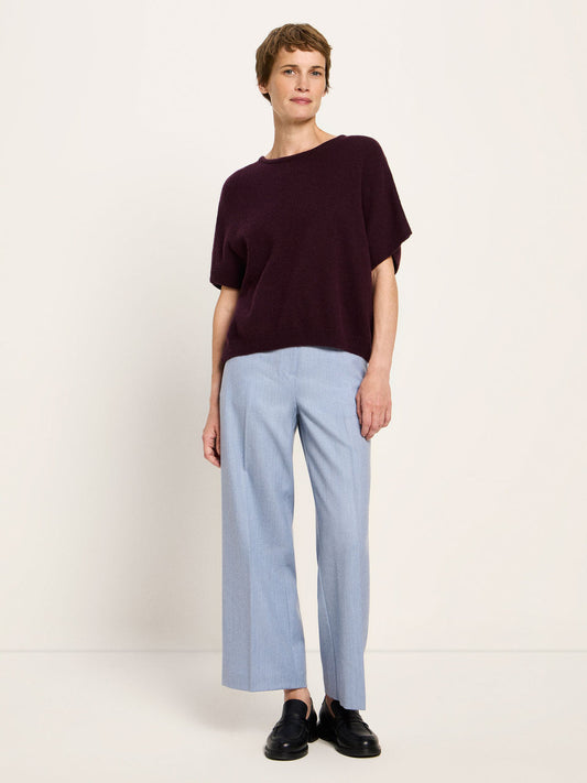 PULLUNDER GOTS - aus Bio-Schurwolle und Bio-Baumwolle - bordeaux