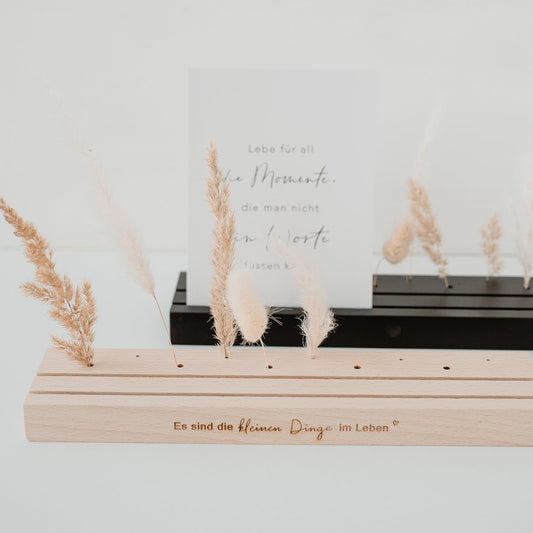 Großer Karten- Blumenständer 25cm Kleine Dinge natur