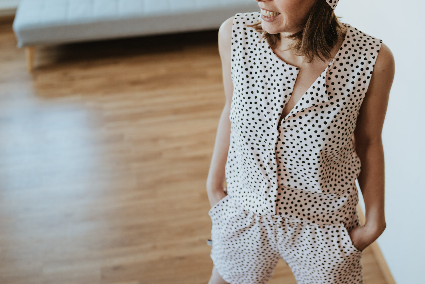Jumpsuit kurz Bio-Jersey