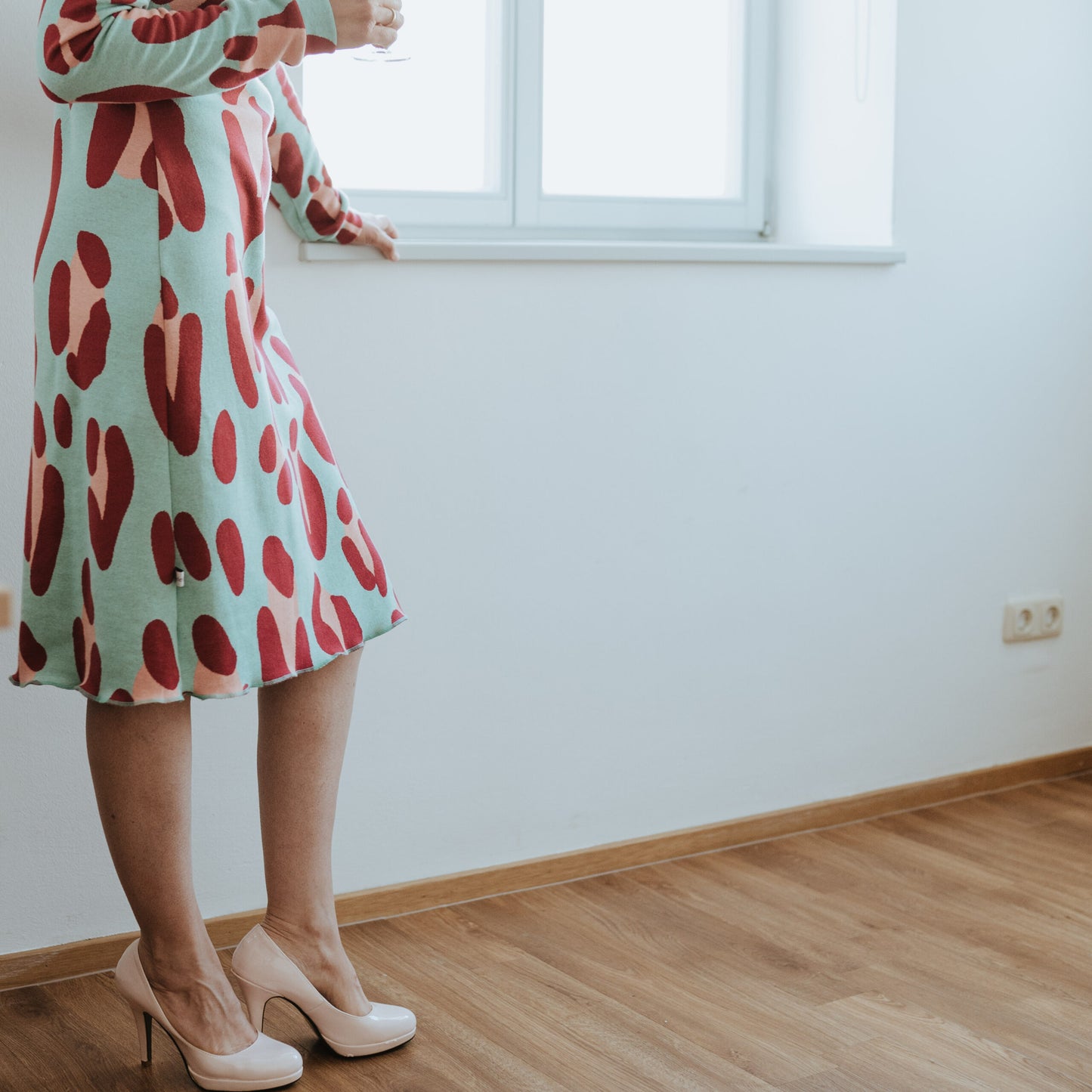 Rollkragenkleid für Frauen