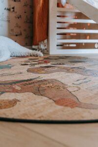 Kork Kinderteppich Weltreise