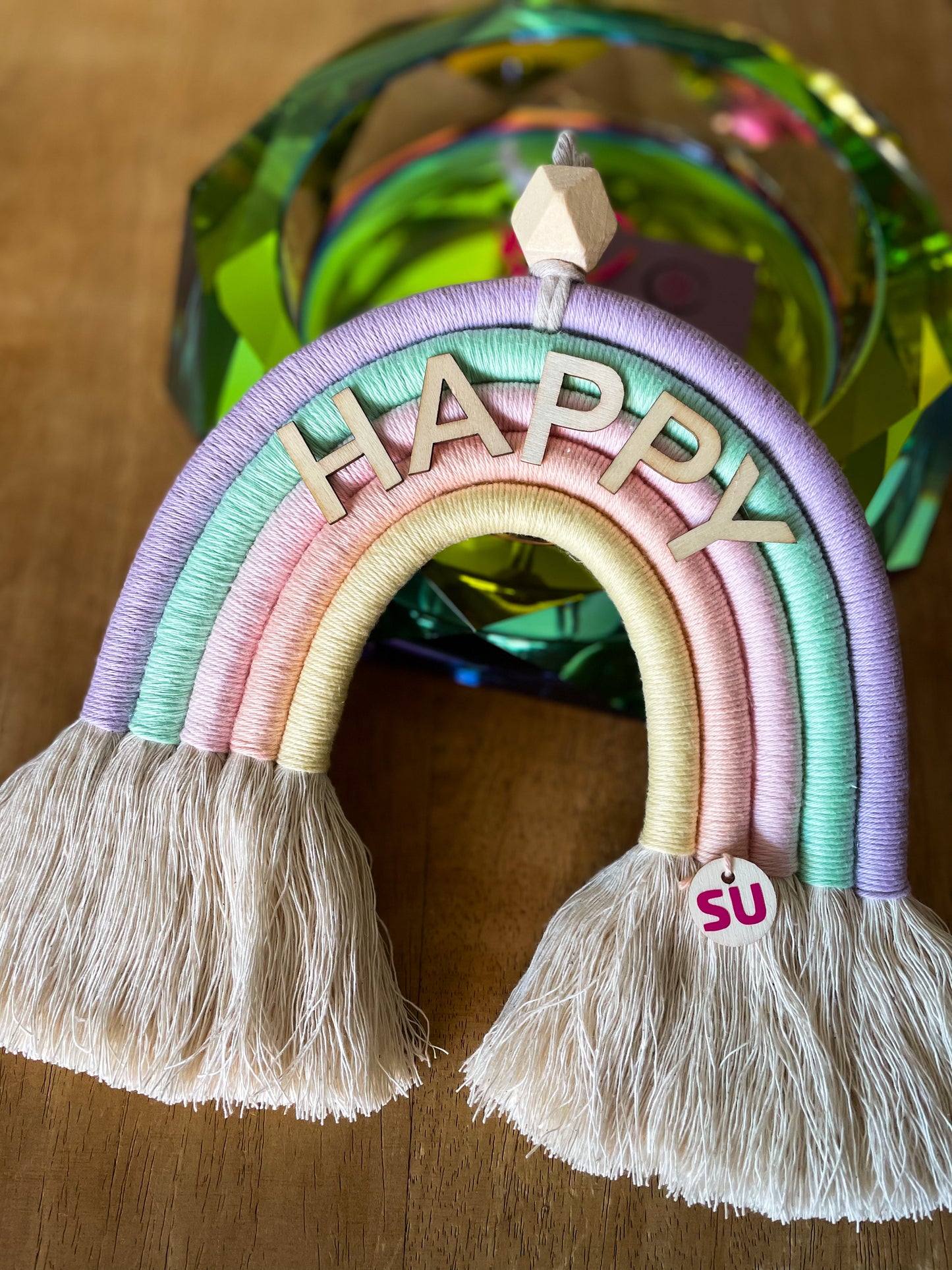 Regenbogen groß "Happy"