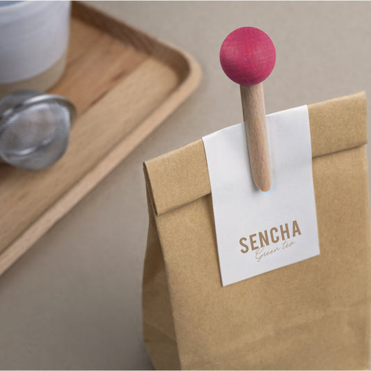 Taschenclip aus Holz