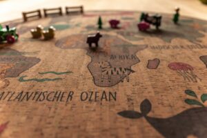 Kork Kinderteppich Weltreise