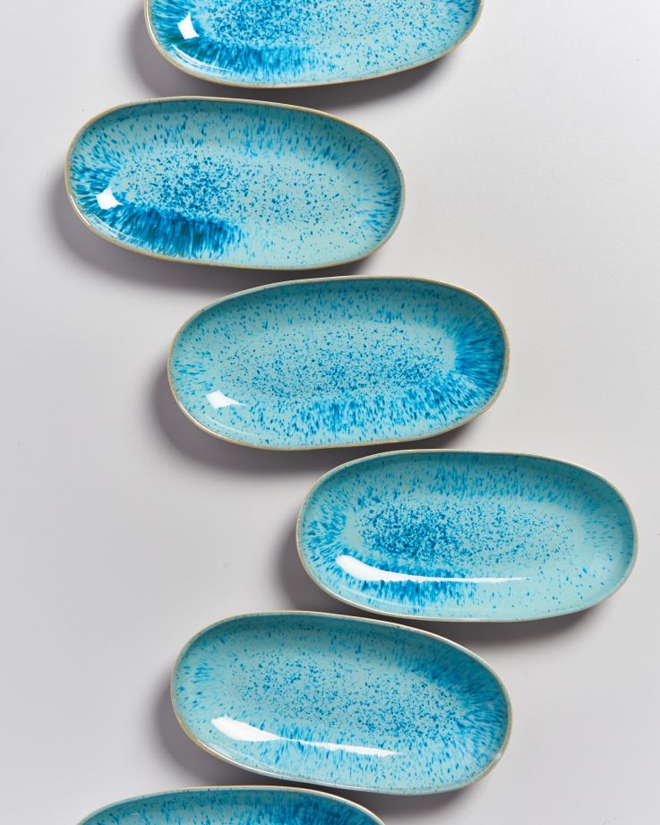 Servierplatte Areia M aqua