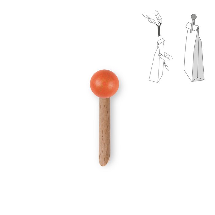 Taschenclip aus Holz