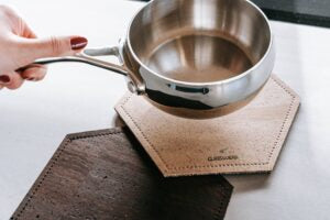 Kork Topfuntersetzer & Pfannenschoner Polygon