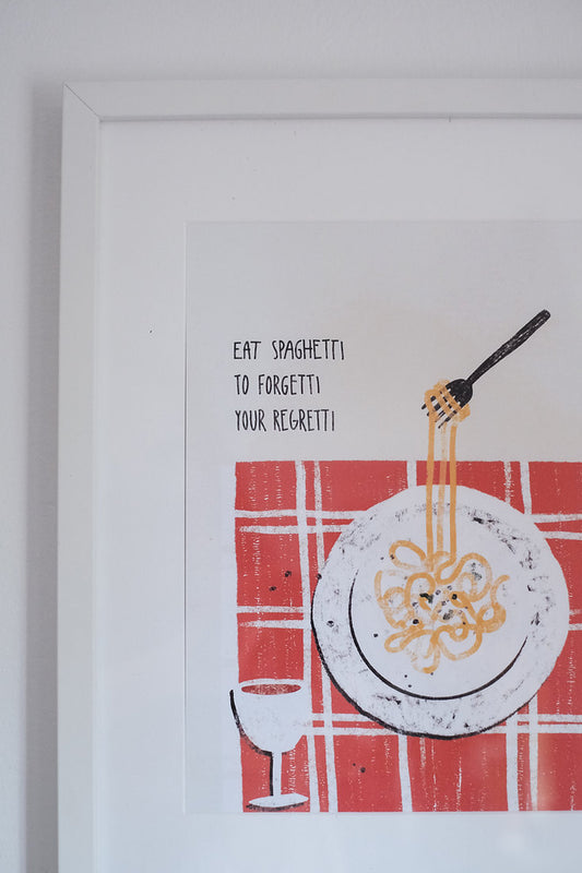"Eat Spaghetti" Poster