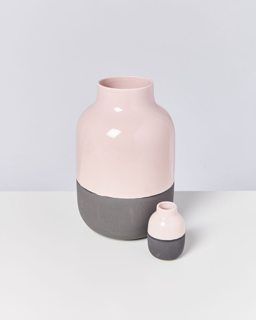 Vase Nuno S rosé grau