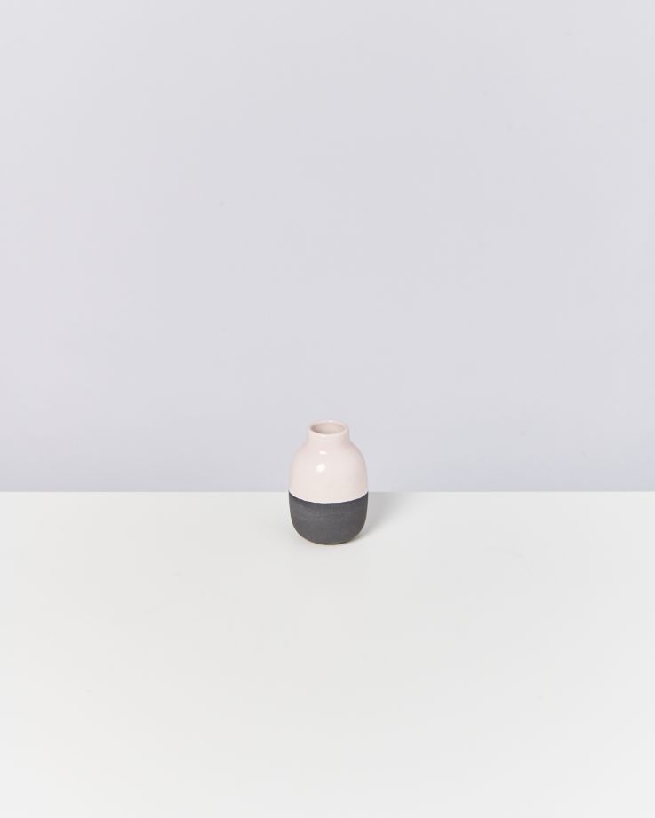 Vase Nuno S rosé grau
