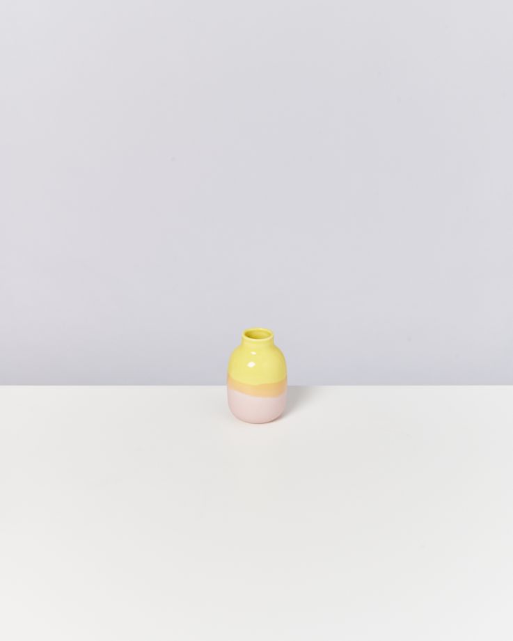 Vase Nuno S gelb rosé