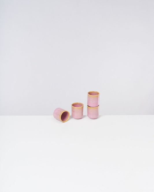 Becher Copa Alto klein gelb rosé
