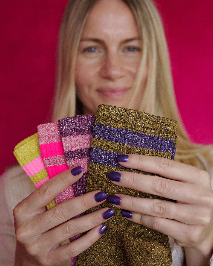 ooley Socken - Starlight Glitter - verschiedene Farbstellungen
