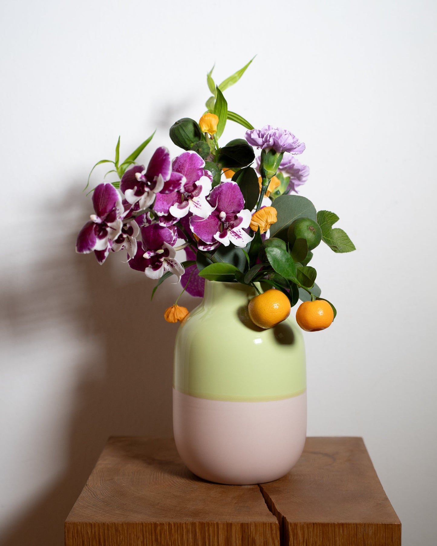 Vase Nuno M lime rosé