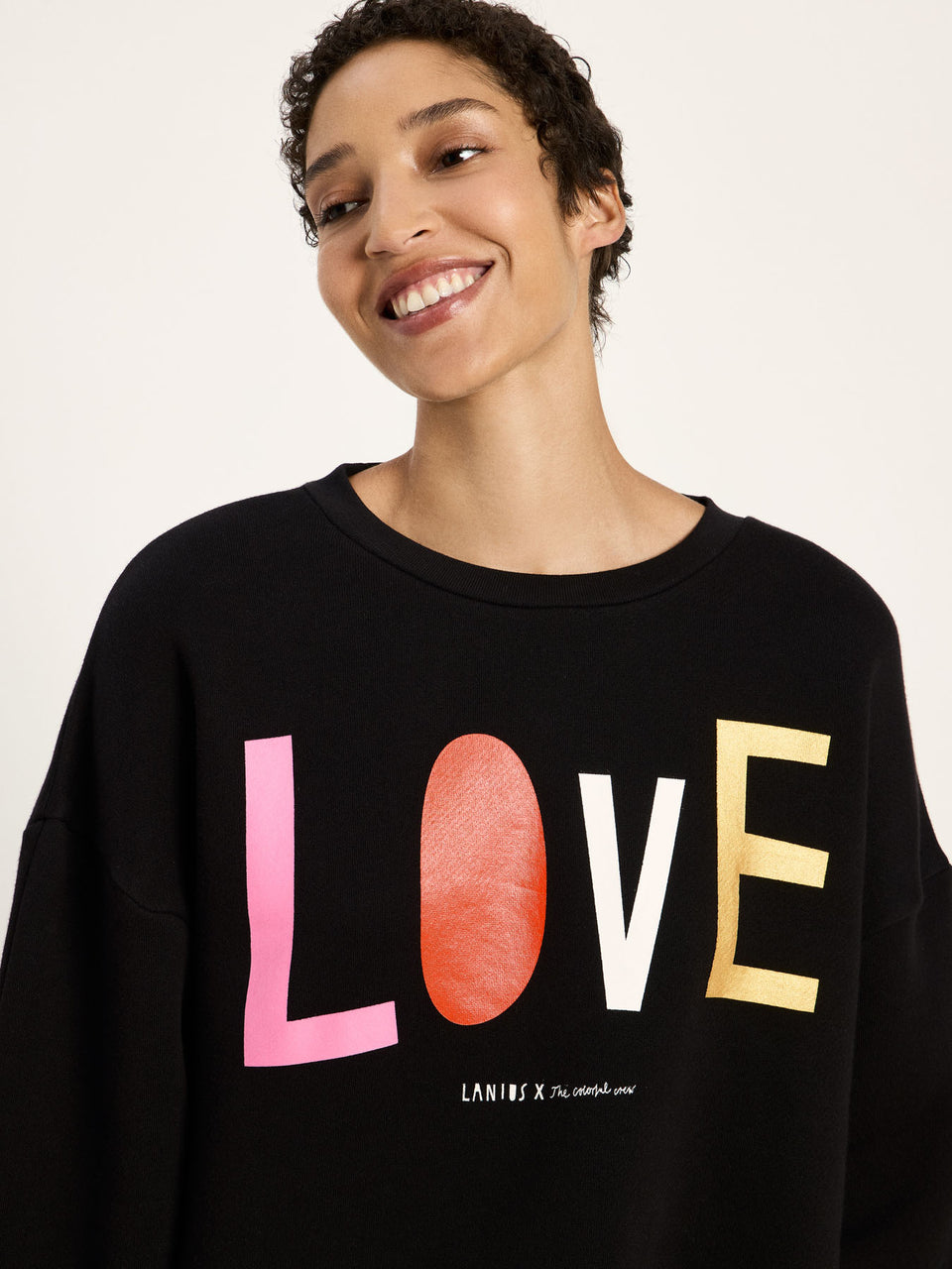 Statementsweatshirt (GOTS) - LOVE, versch. Farben - {LANIUSxTCC} (Kopie)