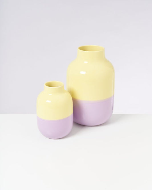 Vase Nuno M gelb lila