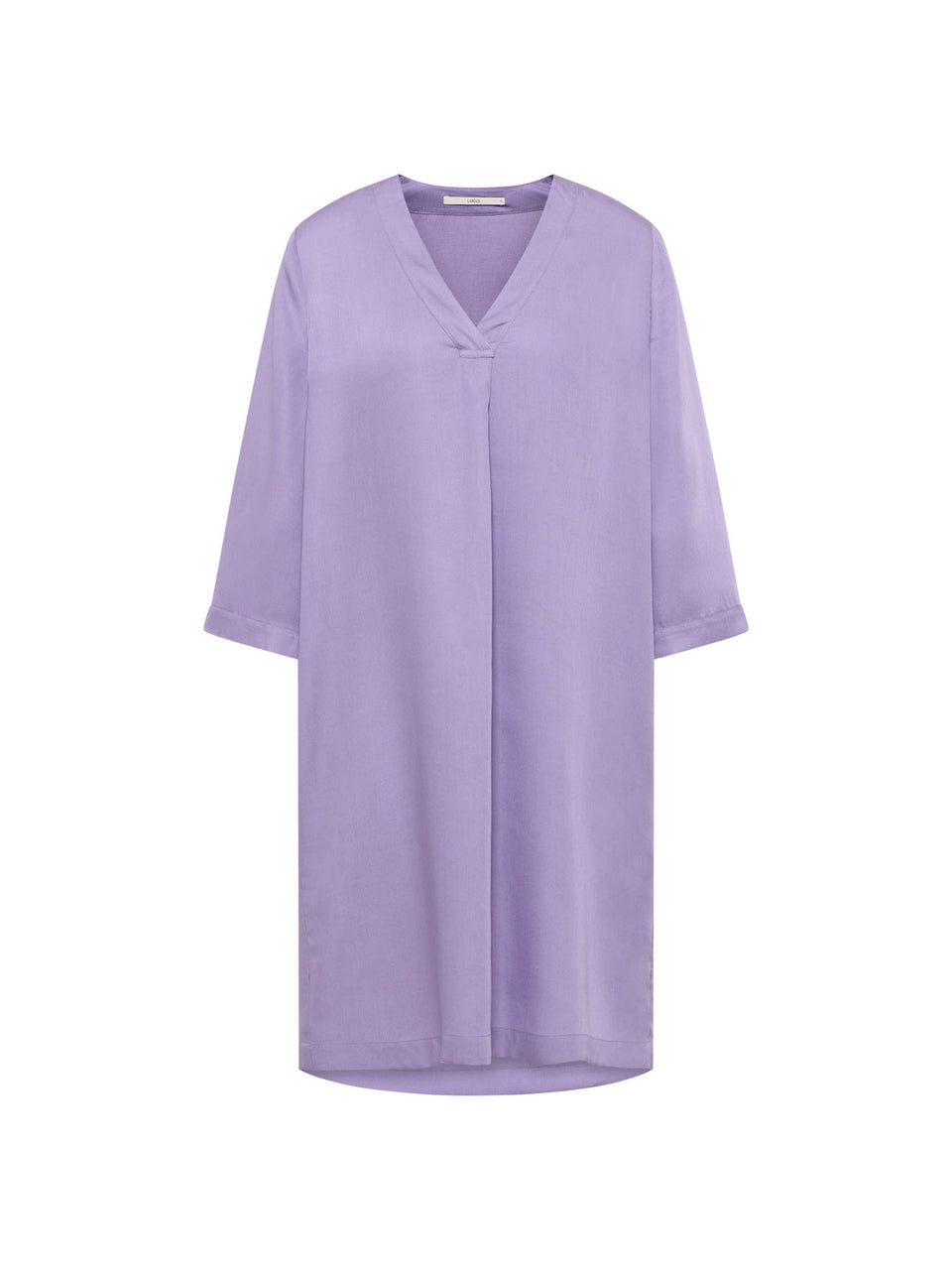 KLEID mit V_AUSSCHNITT aus Tencel™ Lyocell - purple haze