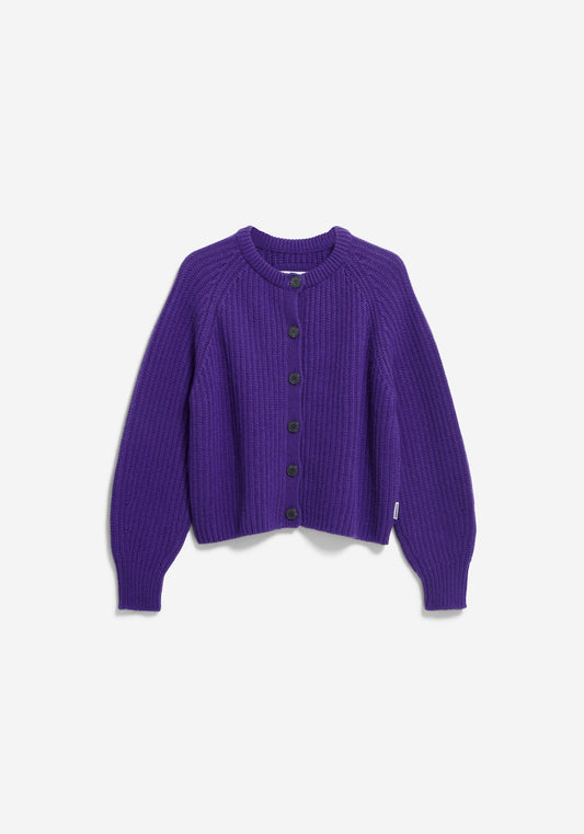 Strickjacke SELMA - indigo lilac