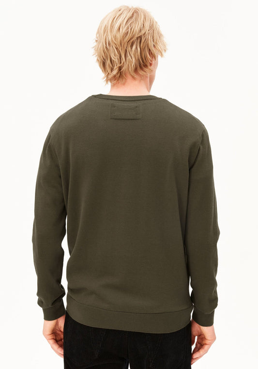 Strickpullover LOUKAA - dark earth