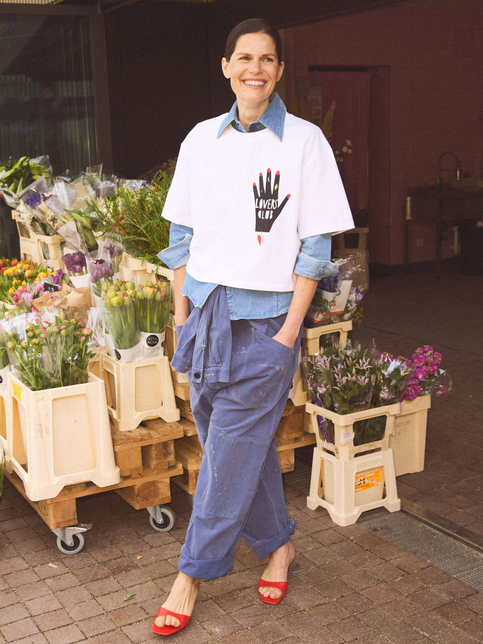 OVERSIZED STATEMENTSHIRT The colorful crew x LANIUS (GOTS) (lovers club)