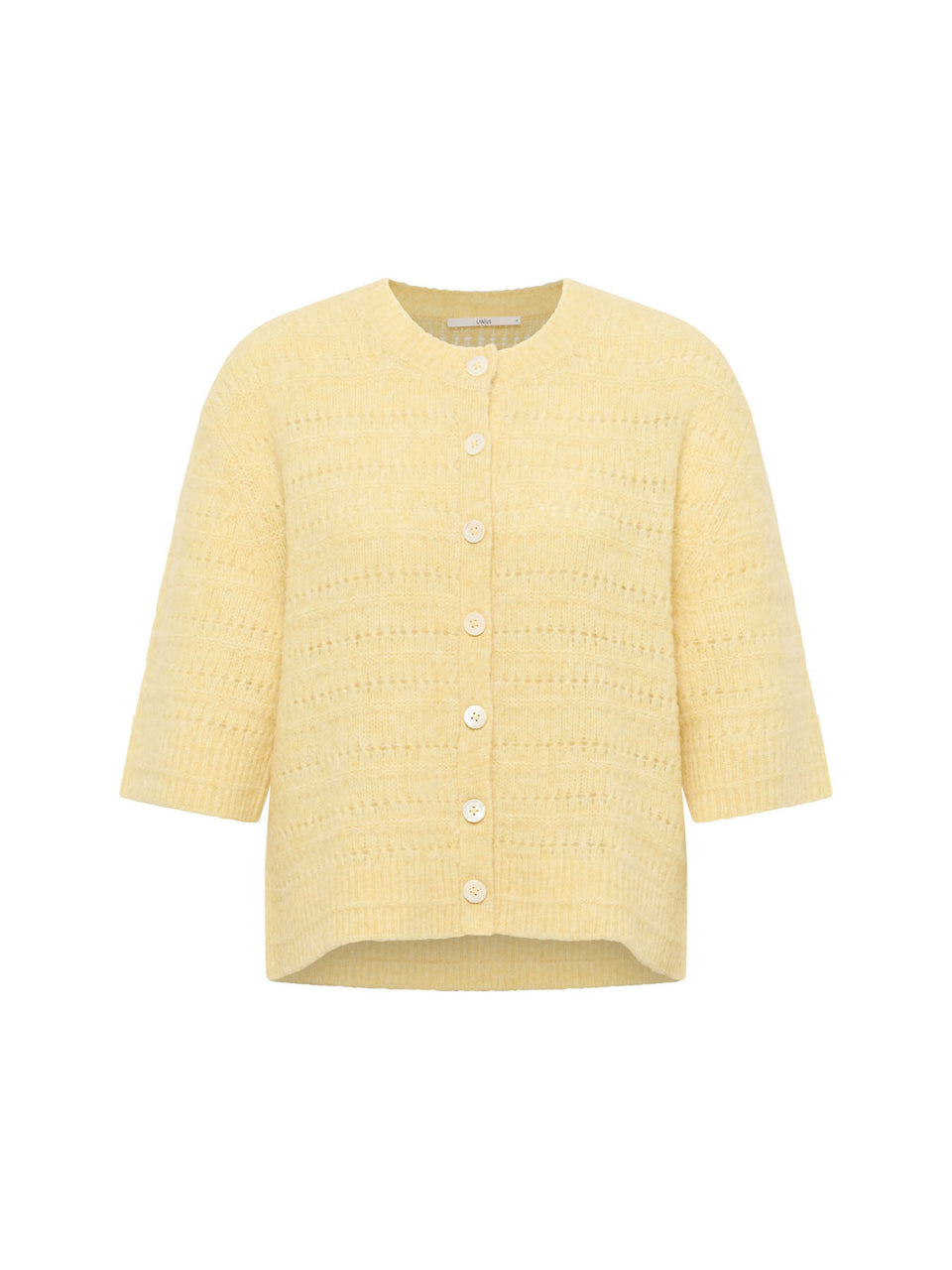 STRICKJACKE 3/4 Arm mit Ajour - aus Alpakawolle und Schurwolle