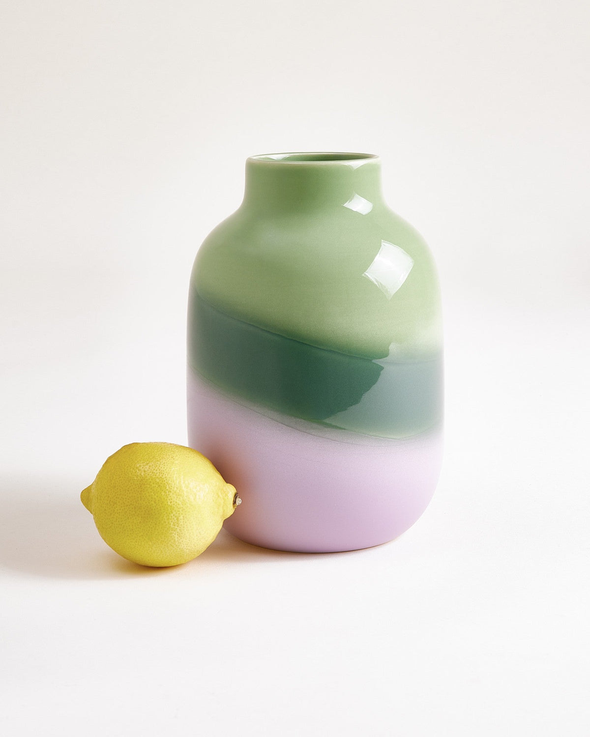 Vase Nuno M grün dunkelgrün lila